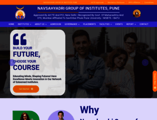 navsahyadri.edu.in screenshot