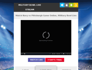 navyfootballlive.com screenshot
