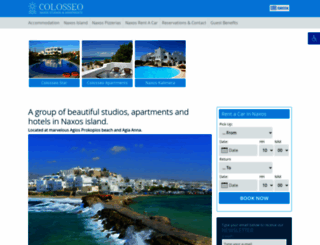 naxos-colosseo.com screenshot