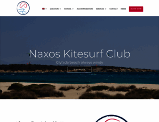 naxoskitesurf.com screenshot