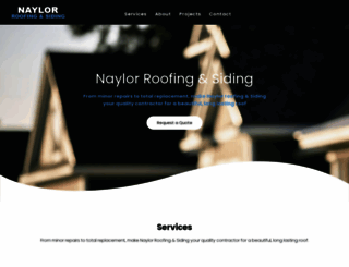 naylorroofing.com screenshot