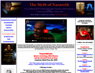 nazarethmyth.info screenshot