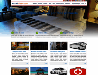 nazariviajes.com screenshot