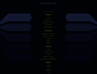 nba-data.com screenshot