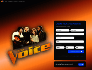 nbcthevoice.com screenshot