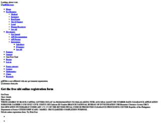 nbi-clearance-form.pdffiller.com screenshot