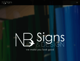 nbsignsanddesign.com screenshot
