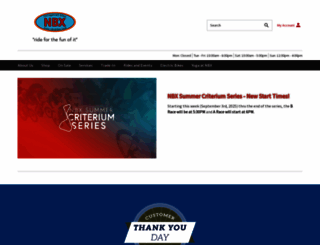 nbxbikes.com screenshot