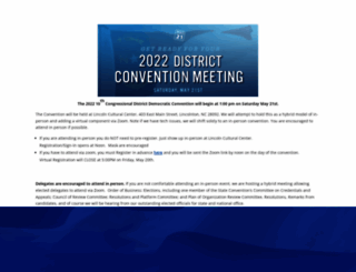 nc10dems.com screenshot