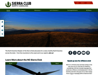 nc2.sierraclub.org screenshot