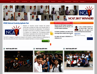 ncat.co.in screenshot
