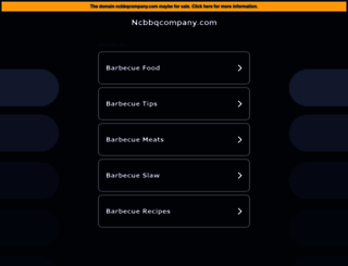 ncbbqcompany.com screenshot