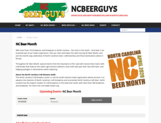 ncbeermonth.com screenshot