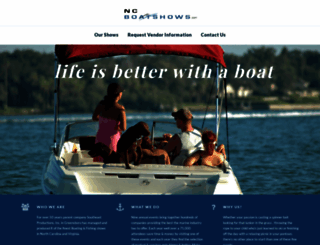 ncboatshows.com screenshot