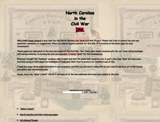 nccivilwar.lostsoulsgenealogy.com screenshot