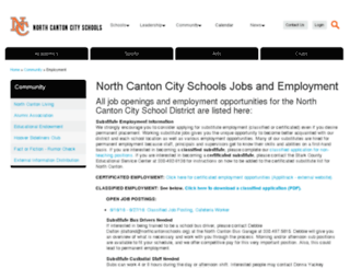 nccs.northcantonschools.org screenshot