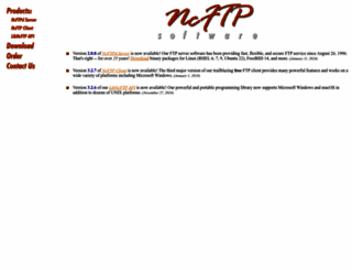 ncftpd.com screenshot