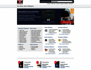 nchsoftware.com screenshot