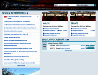 Access Ncleg.net. North Carolina General Assembly