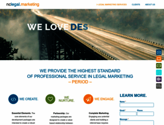 nclegalmarketing.com screenshot