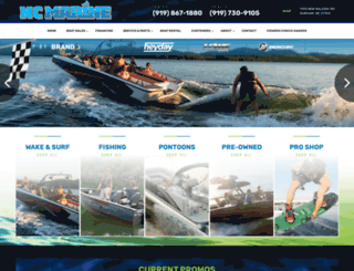 ncmarinesales.com screenshot