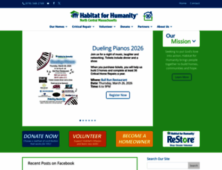 ncmhabitat.org screenshot