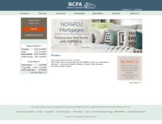 ncpafcu.org screenshot