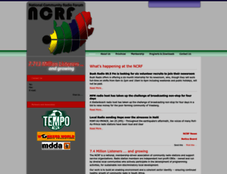 ncrf.org.za screenshot
