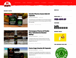ncrfoodsupplements.in screenshot