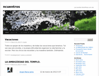 ncuentros.wordpress.com screenshot