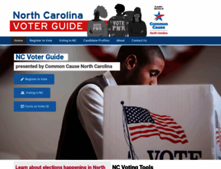 ncvoterguide.org screenshot