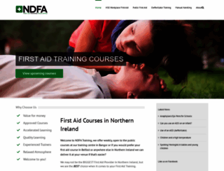 ndfatraining.co.uk screenshot