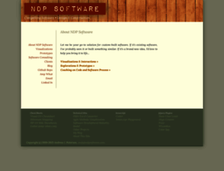 ndpsoftware.com screenshot