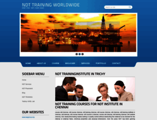 ndtinstitute.org.in screenshot