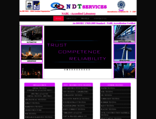 ndtservices.ind.in screenshot