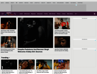 ndtvmovies.com screenshot