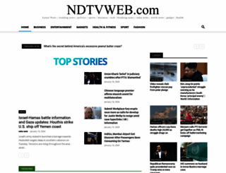 ndtvweb.com screenshot