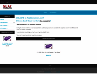 neatcontainers.com screenshot
