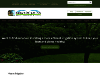 neaveirrigation.com screenshot