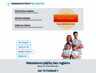 nebankovni-pujcky-bez-registru.cz screenshot