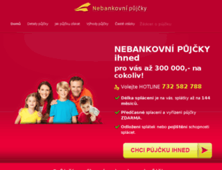 nebankovni-pujcky.org screenshot