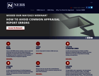 nebbinstitute.org screenshot