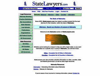 nebraska.statelawyers.com screenshot