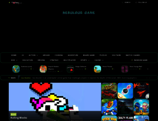 nebulousgame.com screenshot