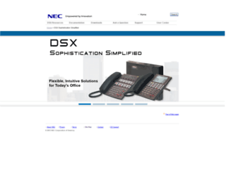 necdsx.com screenshot