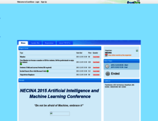 necina2015-ai-conference.eventdove.com screenshot