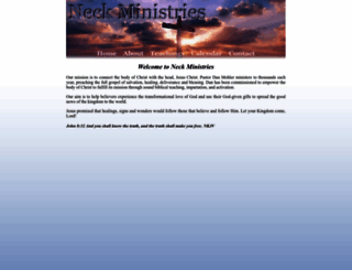 neckministries.com screenshot