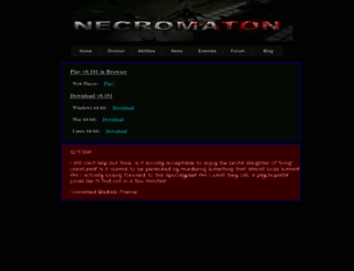 necromaton.com screenshot