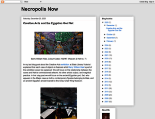 necropolisnow.blogspot.com screenshot