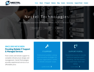 necteltechnologies.com screenshot